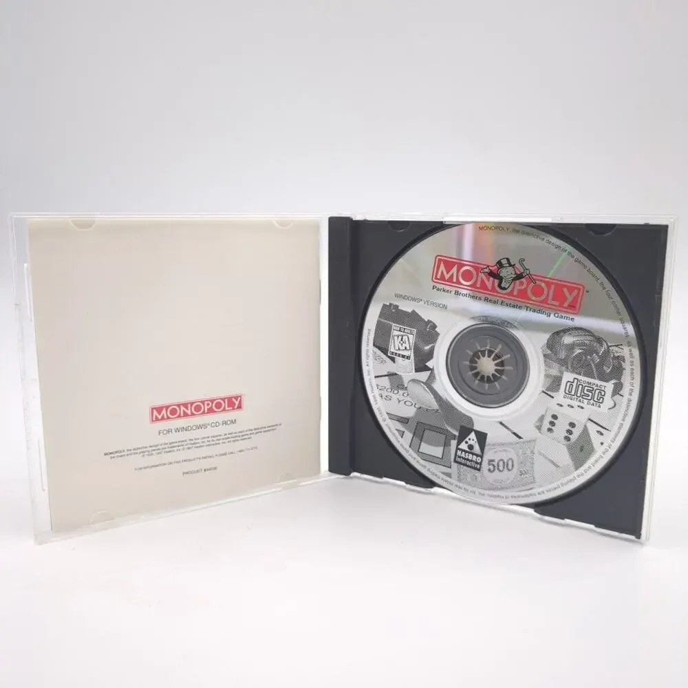 Monopoly PC CD-ROM Video Game Online Multiplayer Windows 3D Animation